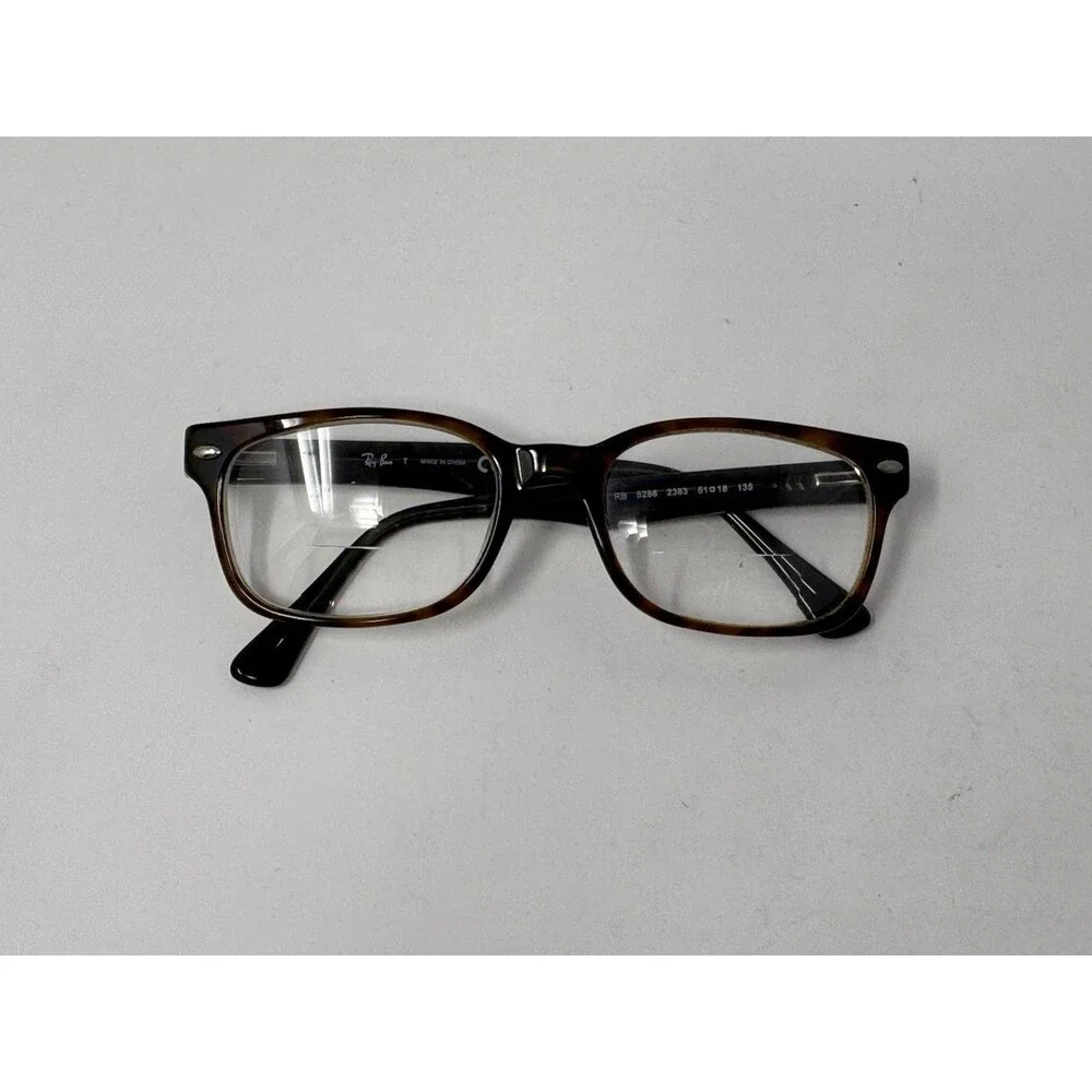Ray-Ban RB5286 2383 Eyeglass Frames 51 18 135 Brown Havana Frames Only